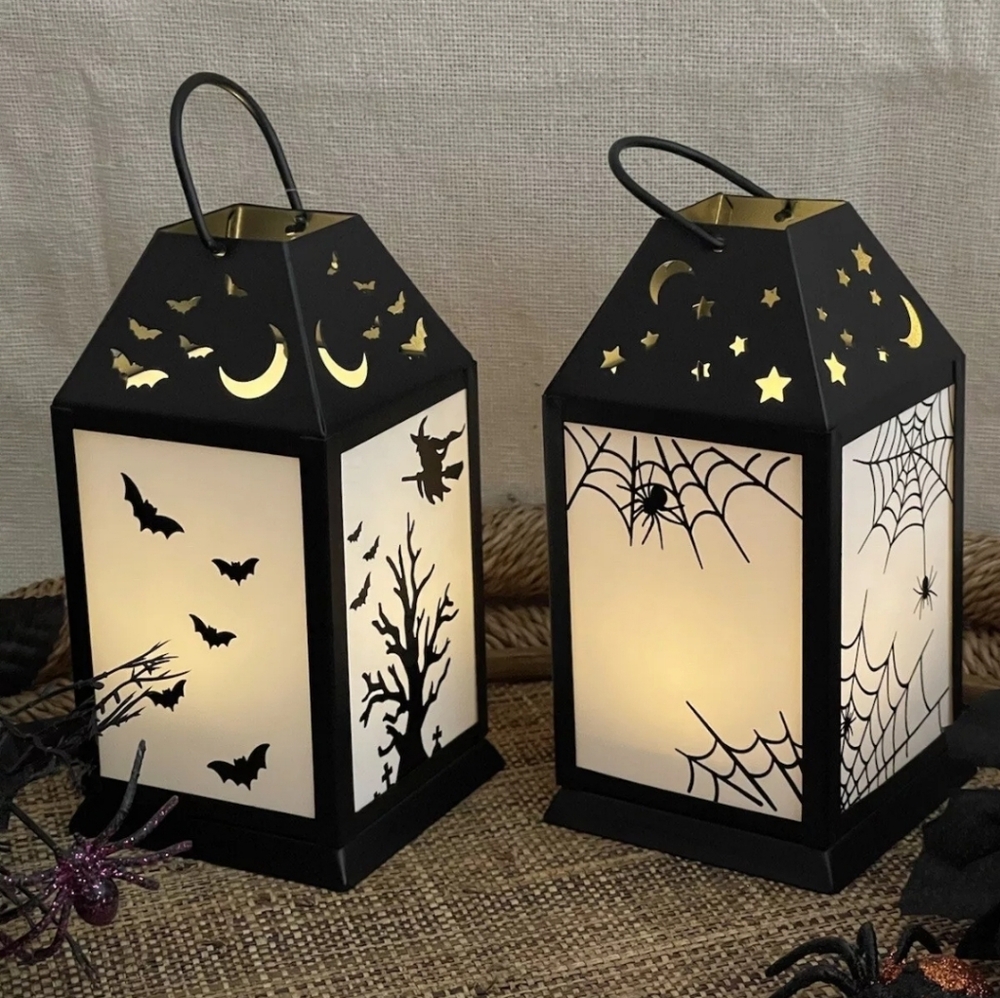 Target Bullseye Playground Halloween Lanterns LED Mini Fall Set 2